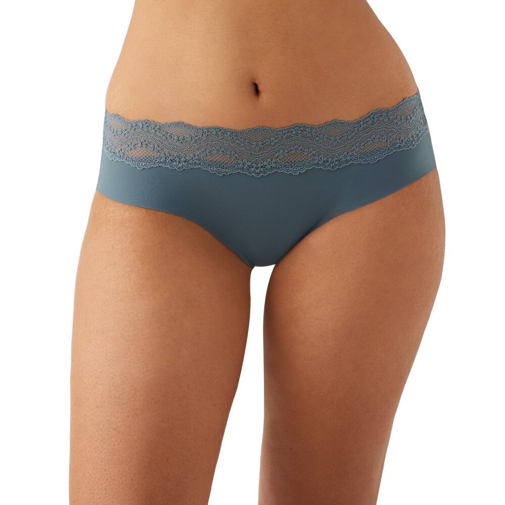 b.tempt'd by Wacoal B. Bare Hipster Underwear Stormy Weather Size XL 1043